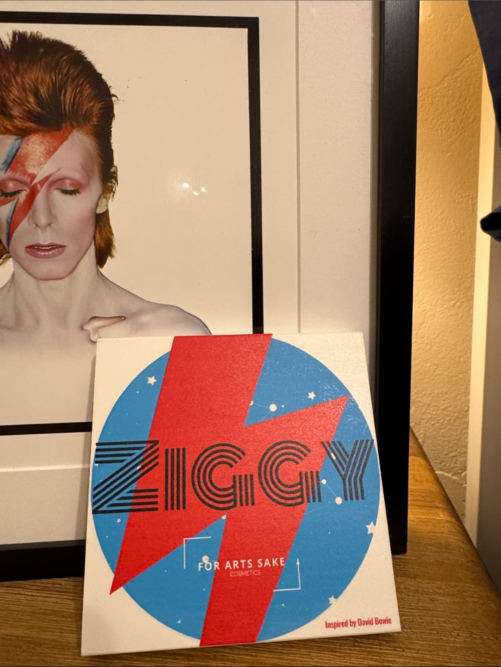 Ziggy For Arts Sake Eyeshadow Palette — Red & Blue Shades David Bowie inspired